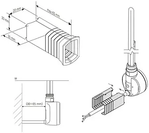 Маскировочный элемент белый Terma WRMAS001-916, 2