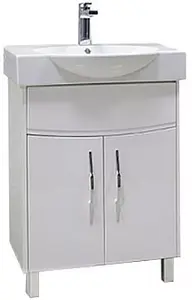 Тумба-умывальник напольная Aquaton Инфинити 65 H белый 1A1972K1IF010, 1