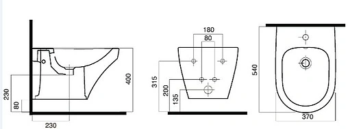 Биде подвесное Am.Pm Inspire белый C503411WH