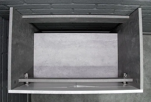 Тумба под умывальник напольный Домино Vector 70 метрополитан грей/бетон серый DV6613T