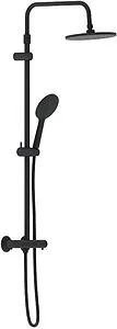 Душевая система с термостатом для душа Damixa Jupiter чёрный матовый 977800300 Душевая система с термостатом для душа Damixa Jupiter чёрный матовый 977800300, 1