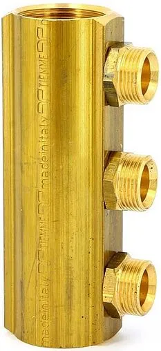 Коллектор распределительный проходной 3 отвода 1¼&quot;в/в x ¾&quot;ек Tiemme 1970068