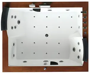 Ванна акриловая с гидромассажем Gemy 186x151 R G9052 II O R Ванна акриловая с гидромассажем Gemy 186x151 R G9052 II O R, 3