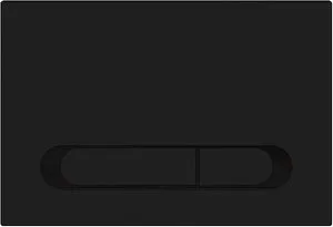 Клавиша смыва для унитаза KK-POL M09 350/PPC/076-00-00 черный матовый, 1