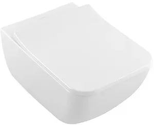 Унитаз подвесной безободковый Villeroy&Boch Venticello CeramicPlus альпийский белый 4611R0R1, 1