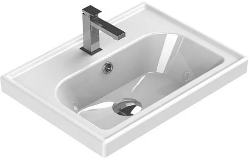 Раковина CeraStyle Frame 60 белый 031000-u