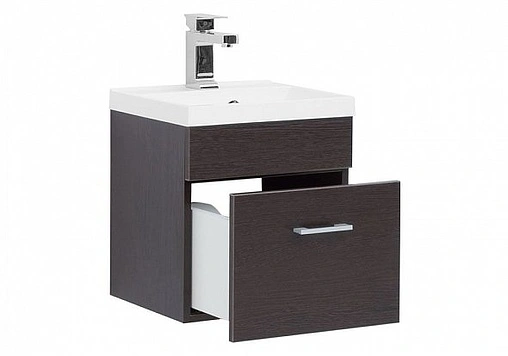 Тумба под умывальник подвесная Aquanet Нота 40 венге 00159089
