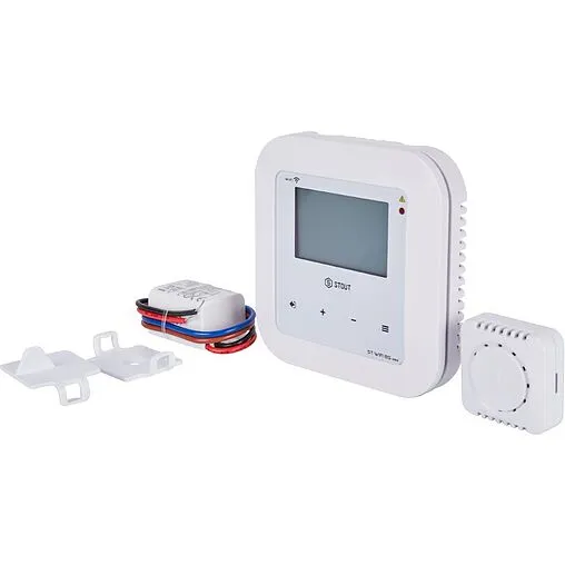 Беспроводной контроллер зонального управления Wi-Fi 8 зон НЗ 230В Stout ST-WIFI 8S mini белый STE-0101-100081