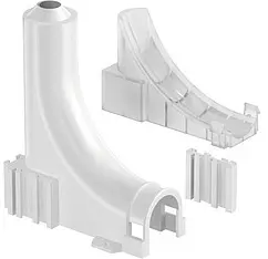 Фиксатор колена для подключения радиатора 16мм 20/25мм Uponor Q&E Smart Radi белый 1009008