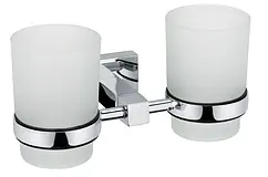 Стакан двойной Fixsen Metra хром FX-11107 Стакан двойной Fixsen Metra хром FX-11107