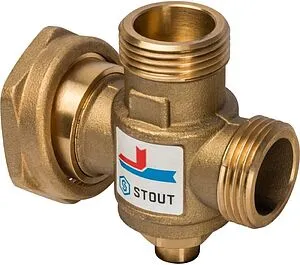 Трехходовой термостатический антиконденсационный клапан 1" Kvs 3.2 Stout SVM-0050-327007 Трехходовой термостатический антиконденсационный клапан 1" Kvs 3.2 Stout SVM-0050-327007, 1
