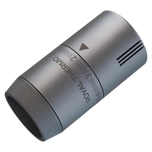 Головка термостатическая M30х1,5 Royal Thermo Design серебристый RATHDN13015SS Головка термостатическая M30х1,5 Royal Thermo Design серебристый RATHDN13015SS