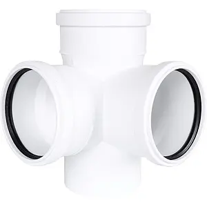 Крестовина двухплоскостная внутренняя бесшумная D=110x110x110мм Угол 87° Sinikon 512041.K, 1