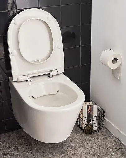 Комплект 6 в 1 Jacob Delafon Bastille EDAB103-CP с кнопкой E36496-CP хром глянцевый