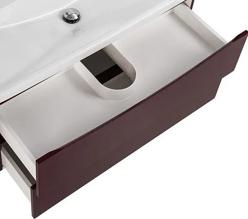 Тумба под умывальник подвесная BelBagno MARINO-CER 90 Bordo Lucido MARINO-CER-900-2C-SO-BRDL-P
