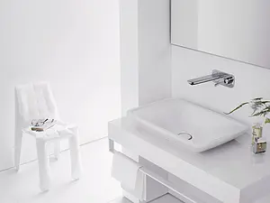 Смеситель для раковины из стены Hansgrohe PuraVida белый/хром 15084400, 3