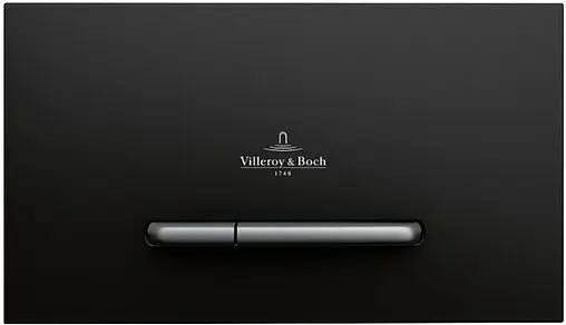 Клавиша смыва для унитаза Villeroy&Boch ViConnect 300S 922169AN черный матовый