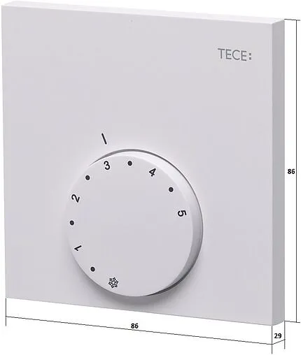 Беспроводной комнатный терморегулятор TECEfloor RTF-A белый 77420030