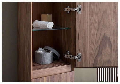 Шкаф-пенал Aquanet Нью-Йорк 35 R орех 00203956