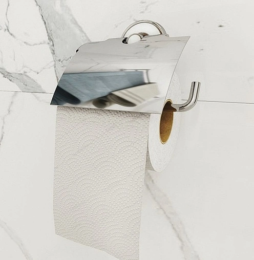 Держатель туалетной бумаги IDDIS Calipso хром/белый CALSBC0i43