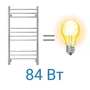 Полотенцесушитель электрический лесенка Energy Ergo P 1000х500 полированная сталь, 4