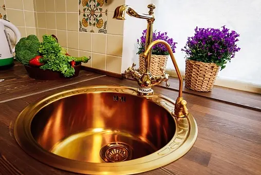 Мойка кухонная Omoikiri Tovada 49-AB античная латунь 4993047