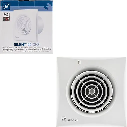 Вентилятор вытяжной Soler &amp; Palau SILENT-100 CHZ белый