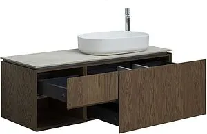 Тумба-умывальник подвесная Allen Brau Infinity 120 R дуб 1.21008.NO+ Тумба-умывальник подвесная Allen Brau Infinity 120 R дуб 1.21008.NO+, 4