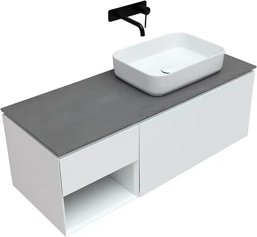 Тумба под умывальник подвесная Allen Brau Infinity 120 R белый 1.21008.WM