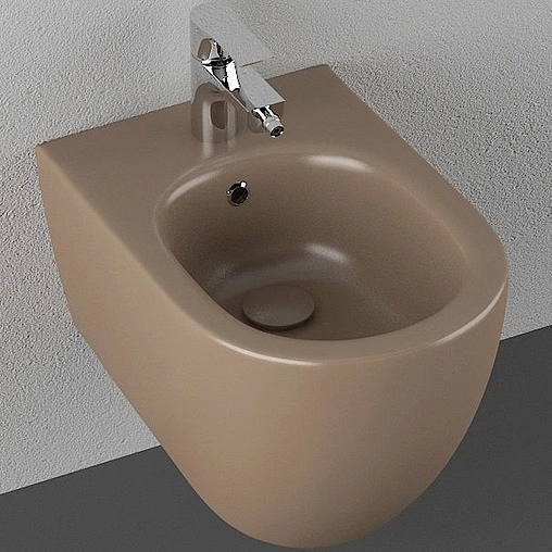 Биде подвесное ISVEA Infinity коричневый 10NF41001-2H