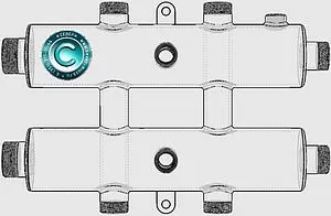 Коллектор распределительный 3 контура 1¼"н x 1"н Север-R-КМ3(Aisi) 1955023 Коллектор распределительный 3 контура 1¼"н x 1"н Север-R-КМ3(Aisi) 1955023, 4