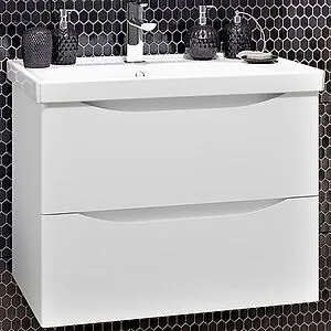 Тумба под умывальник подвесная Opadiris Элеганс 70 белый матовый 00-00006756, 1