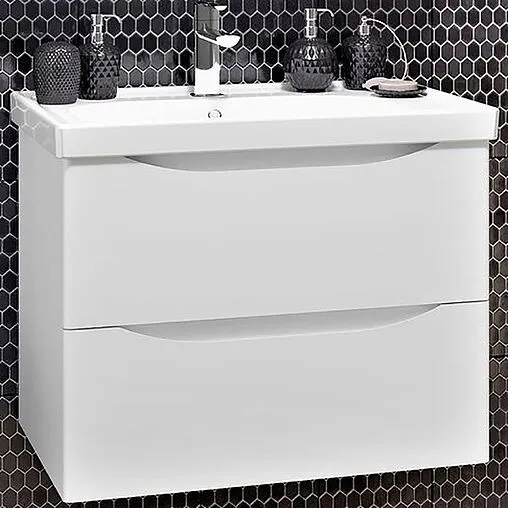 Тумба под умывальник подвесная Opadiris Элеганс 70 белый матовый 00-00006756