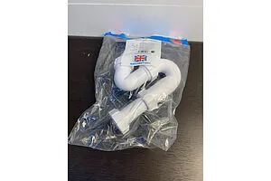 Сифон трубный для раковины Mc Alpine белый MRW5, 3