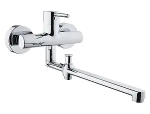 Смеситель для ванны с длинным изливом VitrA Minimax S хром A42037EXP Смеситель для ванны с длинным изливом VitrA Minimax S хром A42037EXP, 1