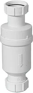 Самозакрывающийся сливной клапан Mc Alpine белый MRNRV32-PB, 1