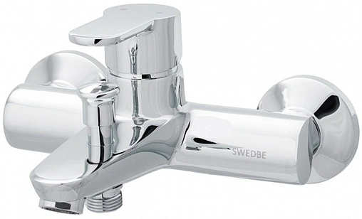 Смеситель для ванны Swedbe Olymp хром 1830