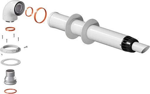 Комплект дымохода Антилед Ø 60/100мм L=1000мм Krats Антилёд KTL-02N-1