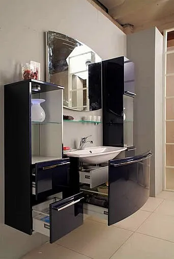 Шкаф-пенал подвесной Aquaton Севилья 35 белый жемчуг 1A126703SEG30