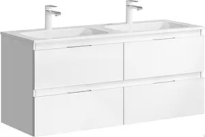 Тумба-умывальник подвесная Aqwella Accent 120 белый ACC0112W+Mal.12.04.D Тумба-умывальник подвесная Aqwella Accent 120 белый ACC0112W+Mal.12.04.D, 1