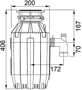 Измельчитель пищевых отходов Franke Turbo Elite TE-125 134.0535.242 Измельчитель пищевых отходов Franke Turbo Elite TE-125 134.0535.242, 2