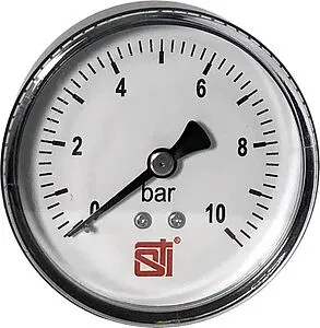 Манометр аксиальный STI 50мм 10 бар ¼&quot; МА50-14-10, 1