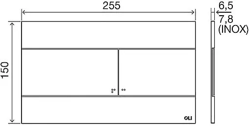 Инсталляция для подвесного унитаза Set 3 в 1 OLI 120 Eco mechanic 879236mSL01 с кнопкой белый