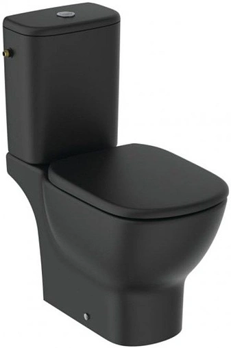 Крышка-сиденье для унитаза с микролифтом Ideal Standard Tesi Silk Black черный матовый T3529V3