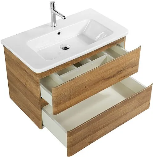 Тумба под умывальник подвесная BelBagno ALBANO-CER 80 Rovere Rustico ALBANO-CER-800-2C-SO-RR