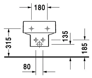 Биде подвесное Duravit Vero белый 2239150000 Биде подвесное Duravit Vero белый 2239150000, 4