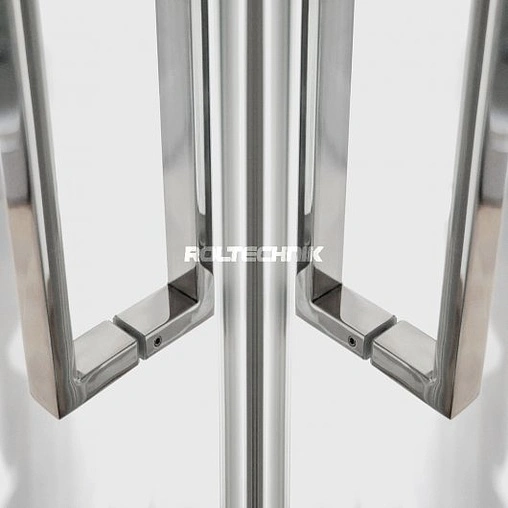 Душевое ограждение 1100x1000мм прозрачное стекло Roltechnik Exclusive Line ECDO1N+ECDBN/1100*1000 562-1100000-00-02+563-1000000-00-02