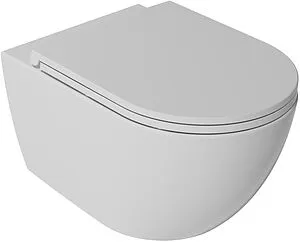 Унитаз подвесной безободковый ISVEA Vea Rondo белый матовый 10VA02002SV-2L, 1