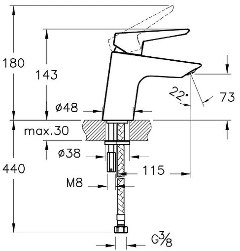 Комплект для ванны 3 в 1 VitrA Solid S хром A49227EXP