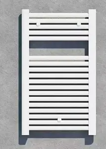 Полотенцесушитель водяной лесенка Lazzarini Roma 840х400 белый 386348, 3